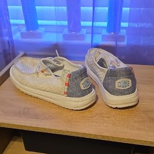 Hey Dude Kids Casual Shoes - Blue and White